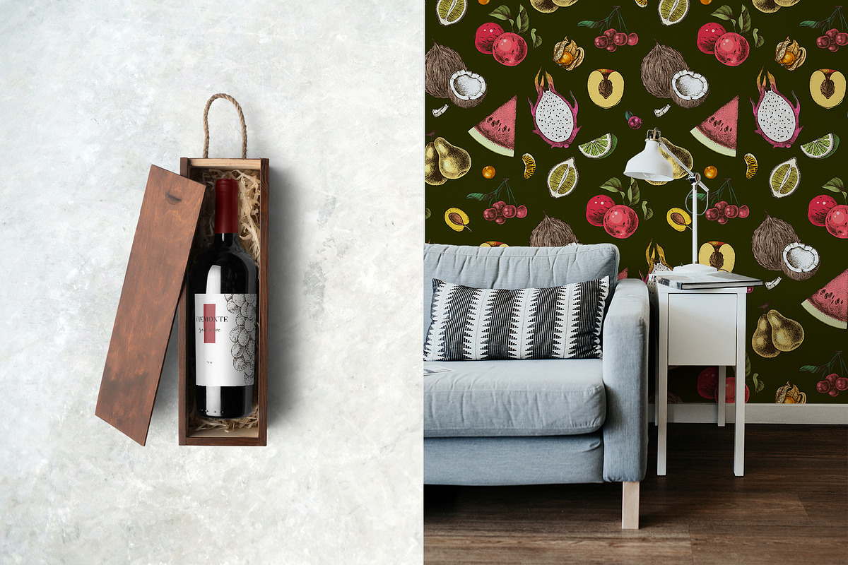 Hand drawn fruits and berries, an Object Graphic by handsketched (Photo 5 of 14)