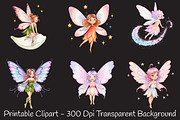 Happiness Fairy Clipart, an Illustration by RobertsArt (Thumbnail 2 of 7)