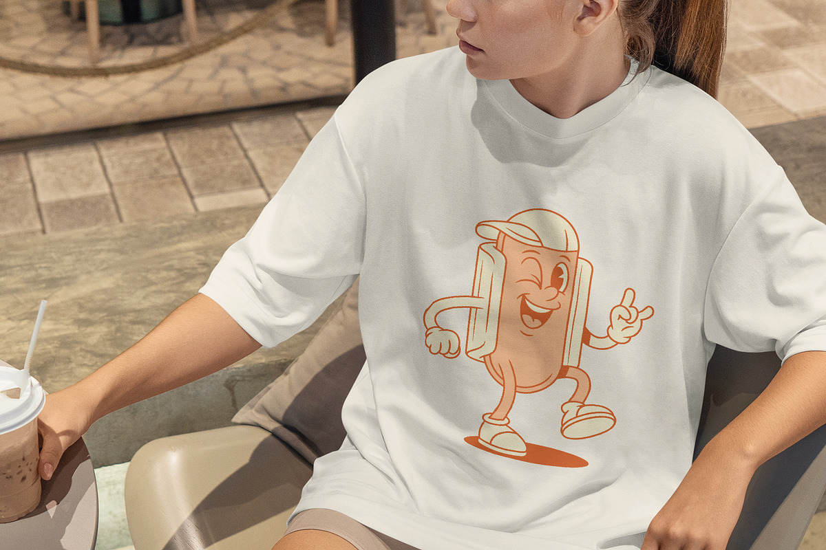 Hot Dog Cartoon Mascot Character, a Food Illustration by Vasya Kobelev (Photo 7 of 7)