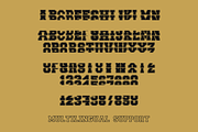 Scholar Varsity Stacked Monogram, a Serif Font by Dm Studio (Thumbnail 9 of 10)