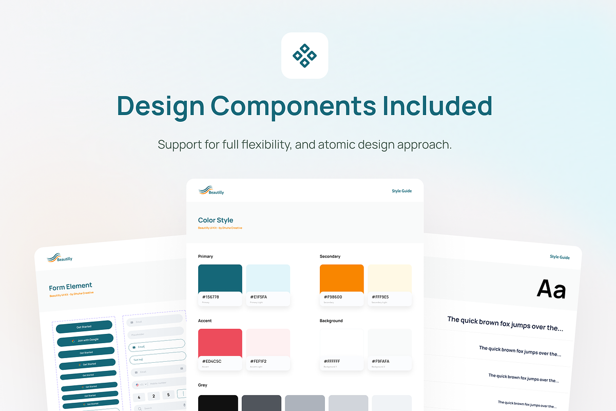 Beautilly - Salon & Beauty UI Kit, an UI Kit Template by dhuhacreative (Photo 7 of 8)