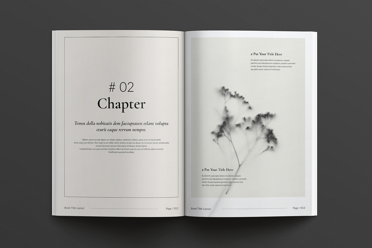Book Title Layout Design Template, a Brochure Template by Cleffon_Graphic_Studio (Photo 4 of 8)