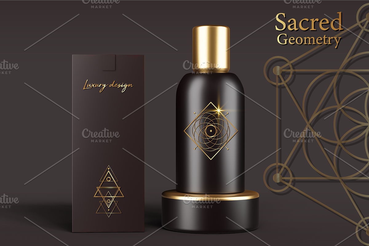 Sacred Geometry Gold Magic Mandalas, an Object Graphic by GraphicRedStudio (Photo 6 of 7)