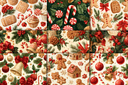 Christmas Seamless Pattern, a Pattern Graphic by Black Bird Studio (Thumbnail 4 of 6)