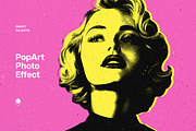 Pop Art Cartoons Photo Effect, a Layer Style Add-On by Design Squad (Thumbnail 1 of 6)