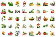 Watercolor Hungry Caterpillar Clipar, a Seasonal Illustration by designcity5 (Thumbnail 2 of 5)