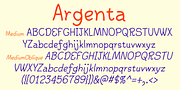 Argenta, a Handwritten Font by Ingrimayne Type (Thumbnail 7 of 8)