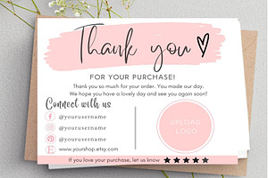 Digital Thank you Cards Business Tem, a Business Card Template by MORION