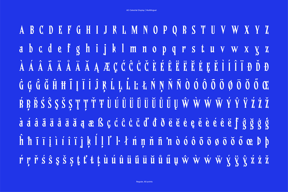 AO Celestial - Display Font, a Serif Font by OwunStudio (Photo 9 of 20)