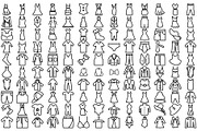 Cloths Vector Icons Modern Designs., an Icon by Vector Portal (Thumbnail 8 of 9)