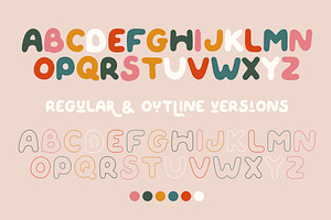 QUIRKY SPRING Playful Font Family