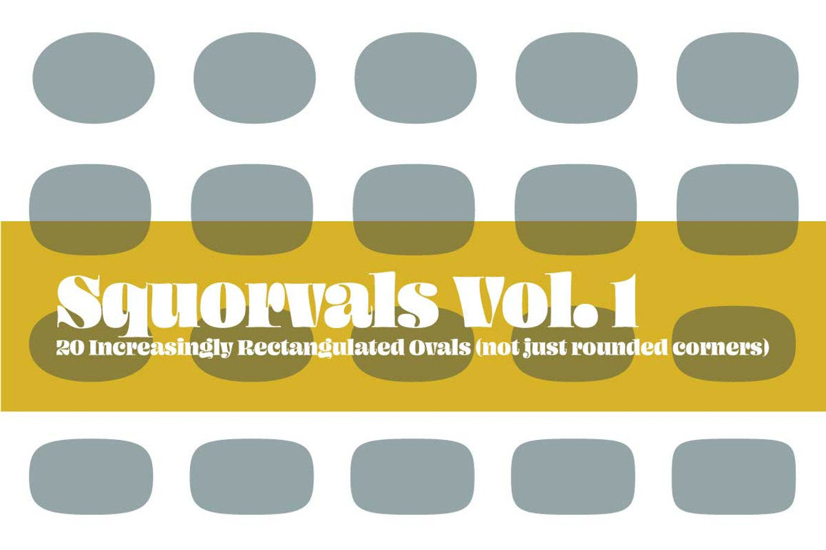 Squorvals Vol. 1 | 20 Squared Ovals, an Icon by invisiblelayer (Photo 1 of 5)