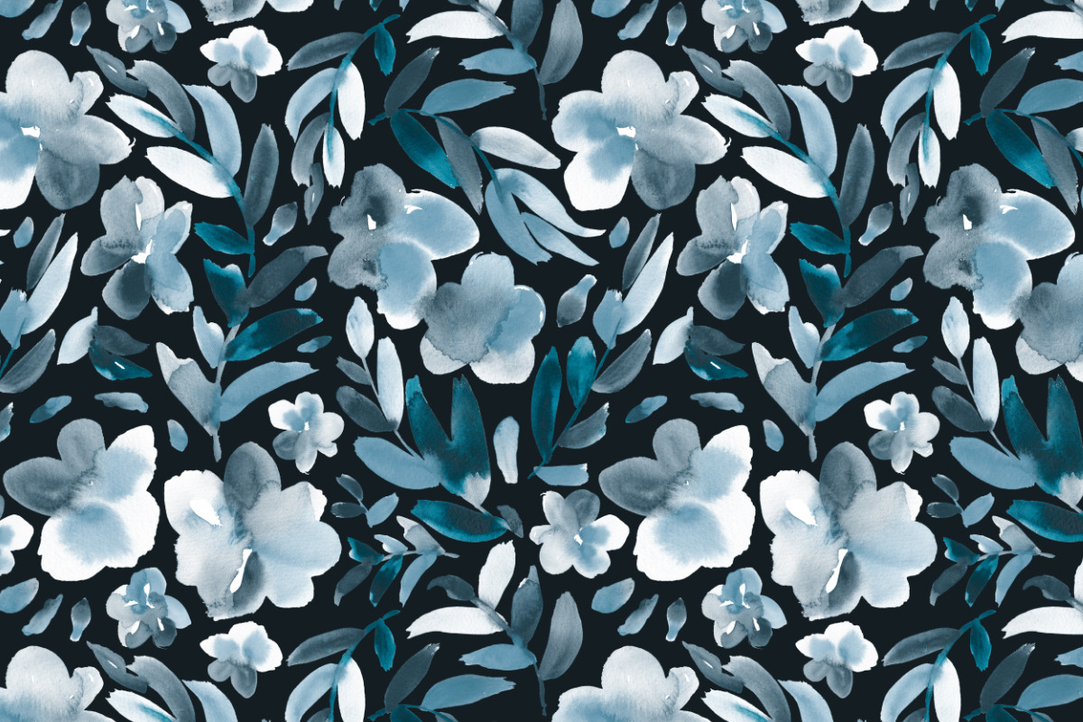 Grey, teal, blue and black, a Pattern Graphic by Anya-D (Photo 1 of 6)