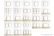 Wood Frames Bundle - 23 Mockups, a Print Template by VNmockup (Thumbnail 5 of 8)