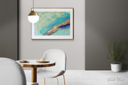 Turquoise & Gold Acrylic Backgrounds, a Texture Graphic by Suna Kosem (Thumbnail 14 of 14)