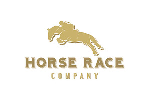 Horse Race logo, a Branding & Logo Template by Atlantis X Nurman Arbai