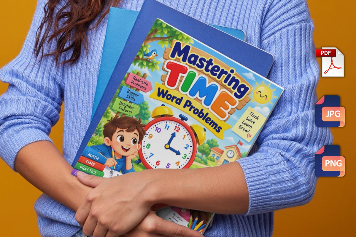 Mastering Time Word Problems, a Stationery Template by Designmela01 (Photo 5 of 6)