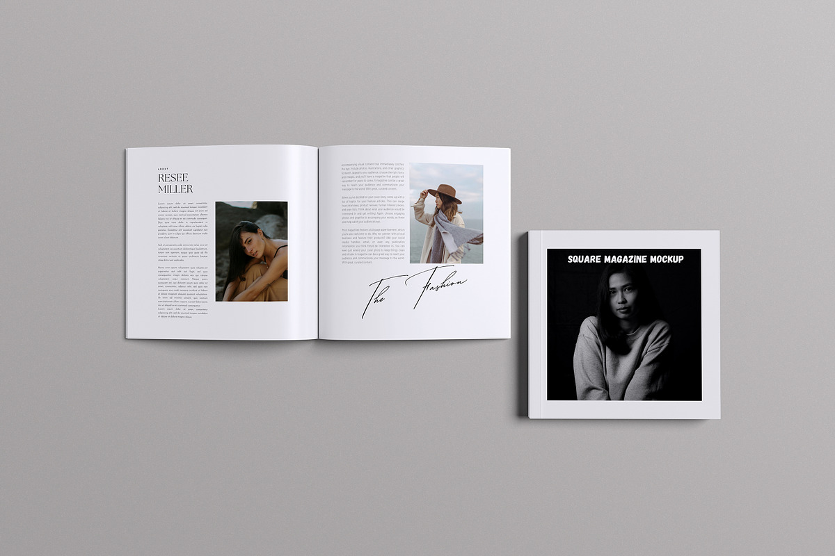 High-Quality Square Book Mockup, a Books & Magazine Mockup by swsi-studio (Photo 6 of 7)