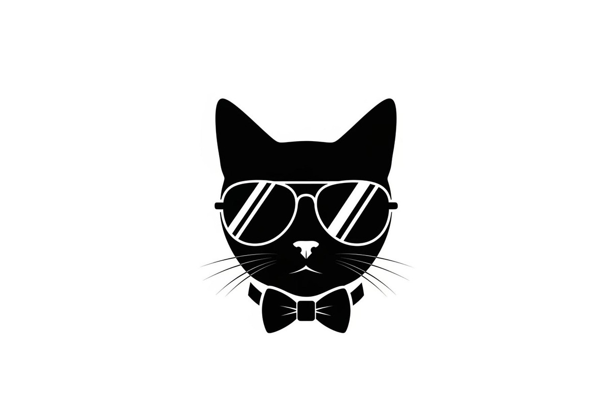 Cool Cat Silhouette Vector Bundle, an Illustration by Designs_River (Photo 11 of 51)