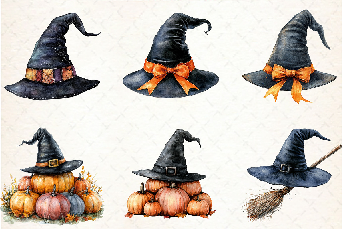 Retro Fall Png, Fall, Halloween Clip, an Illustration by Libby Wishes (Photo 5 of 10)