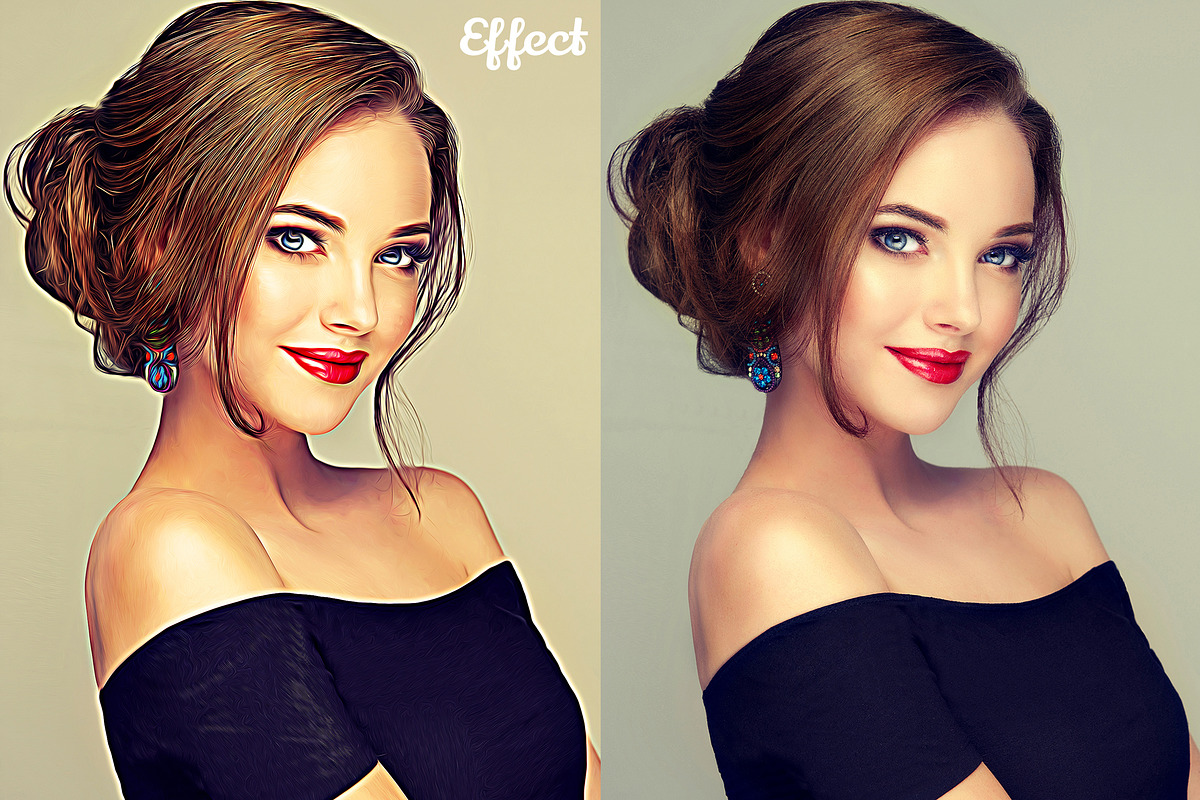 Artistry Painting Photoshop Action, an Action Add-On by CraftingStudio (Photo 2 of 3)