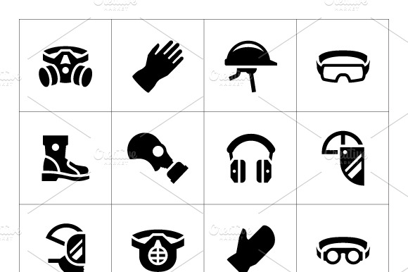 Personal protective equipment icons preview 2