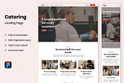 Catering - Landing Page, a Landing Page Template by RPWDS (Thumbnail 1 of 3)