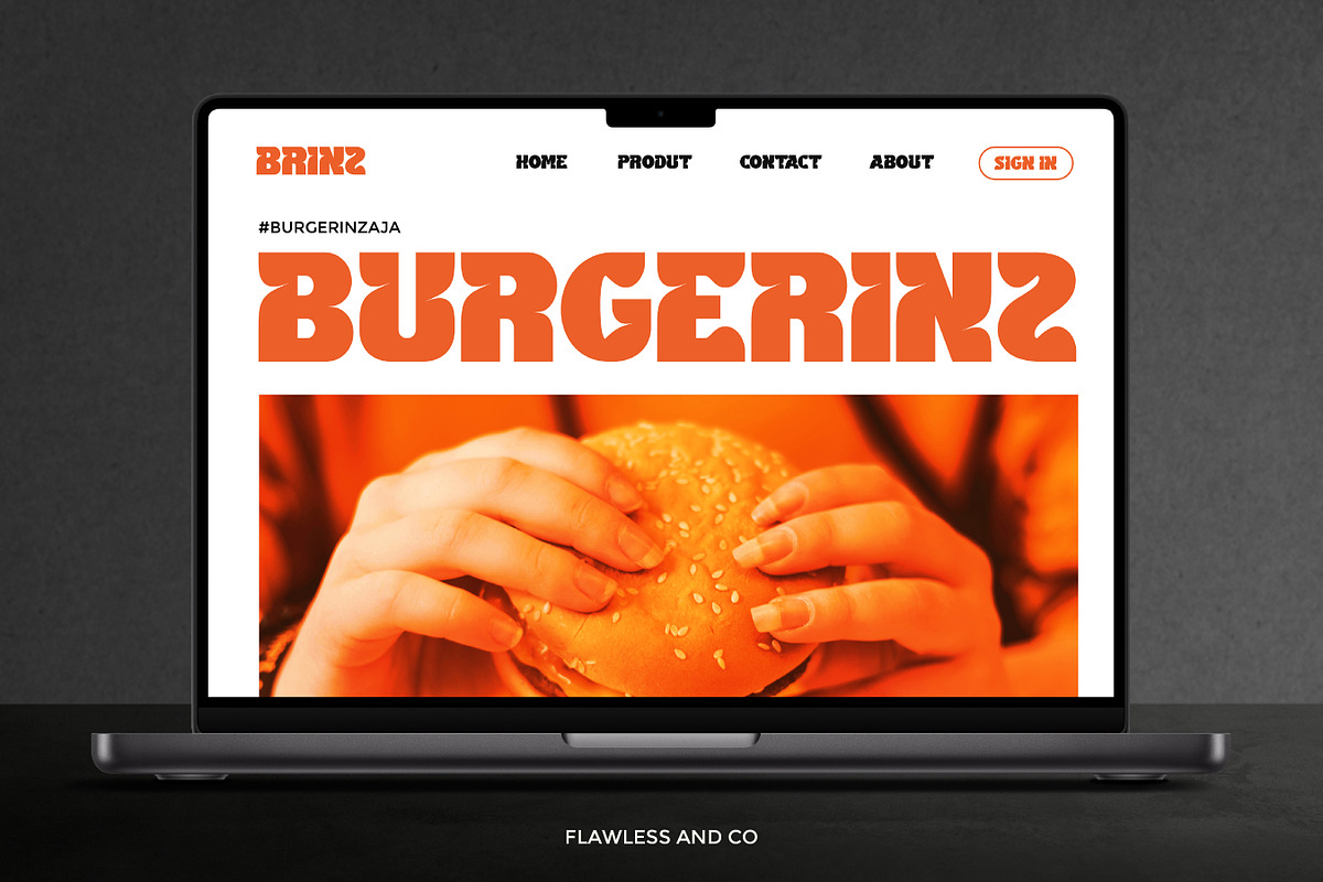 Bista - Bold Display Font, a Font by Flawless And Co (Photo 2 of 10)