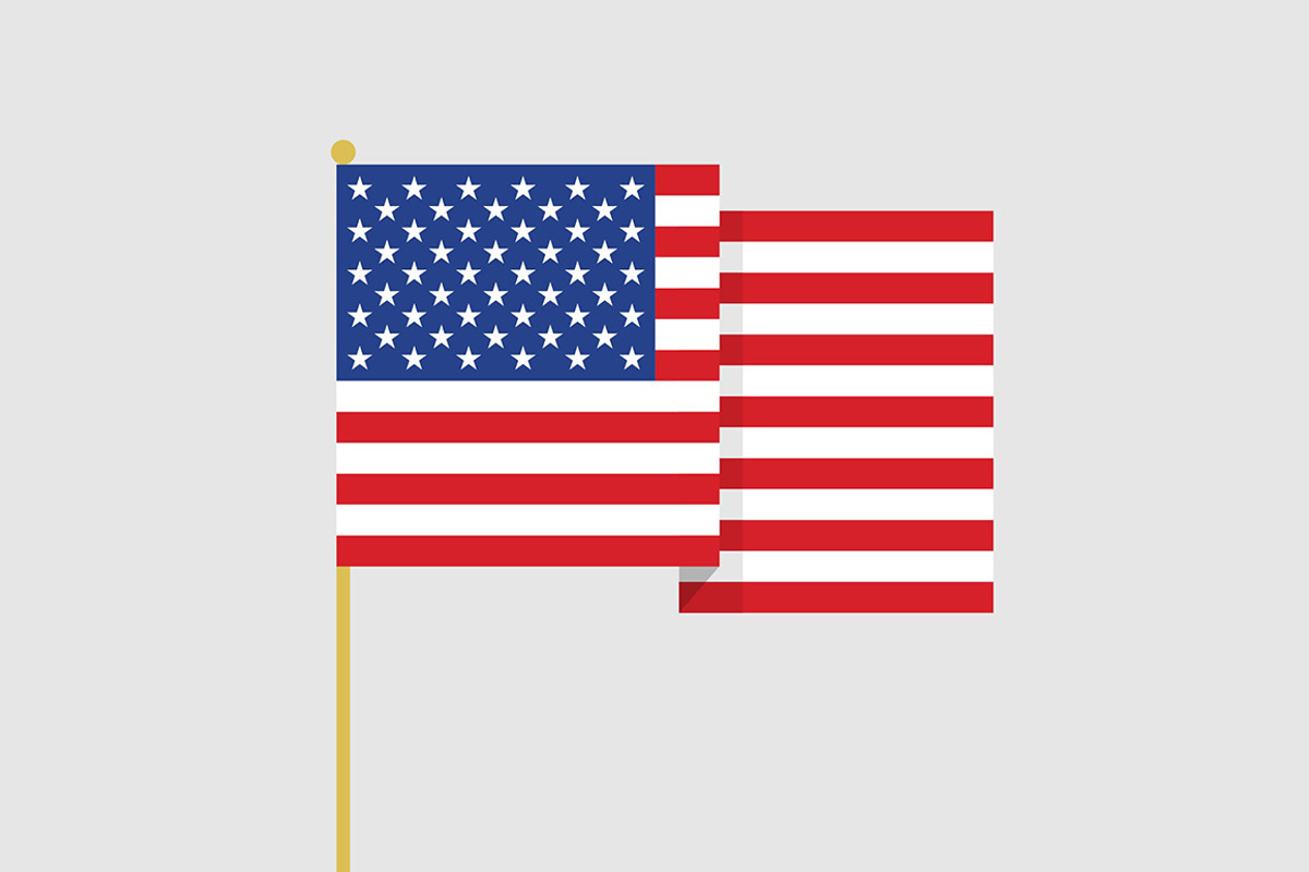 Vector USA flag, a Background Graphic by Flower Travelin Man