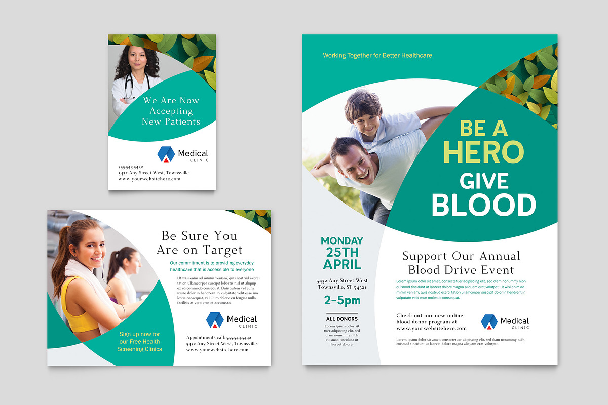 Medical Flyer Template, a Flyer Template by StockLayouts (Photo 3 of 3)