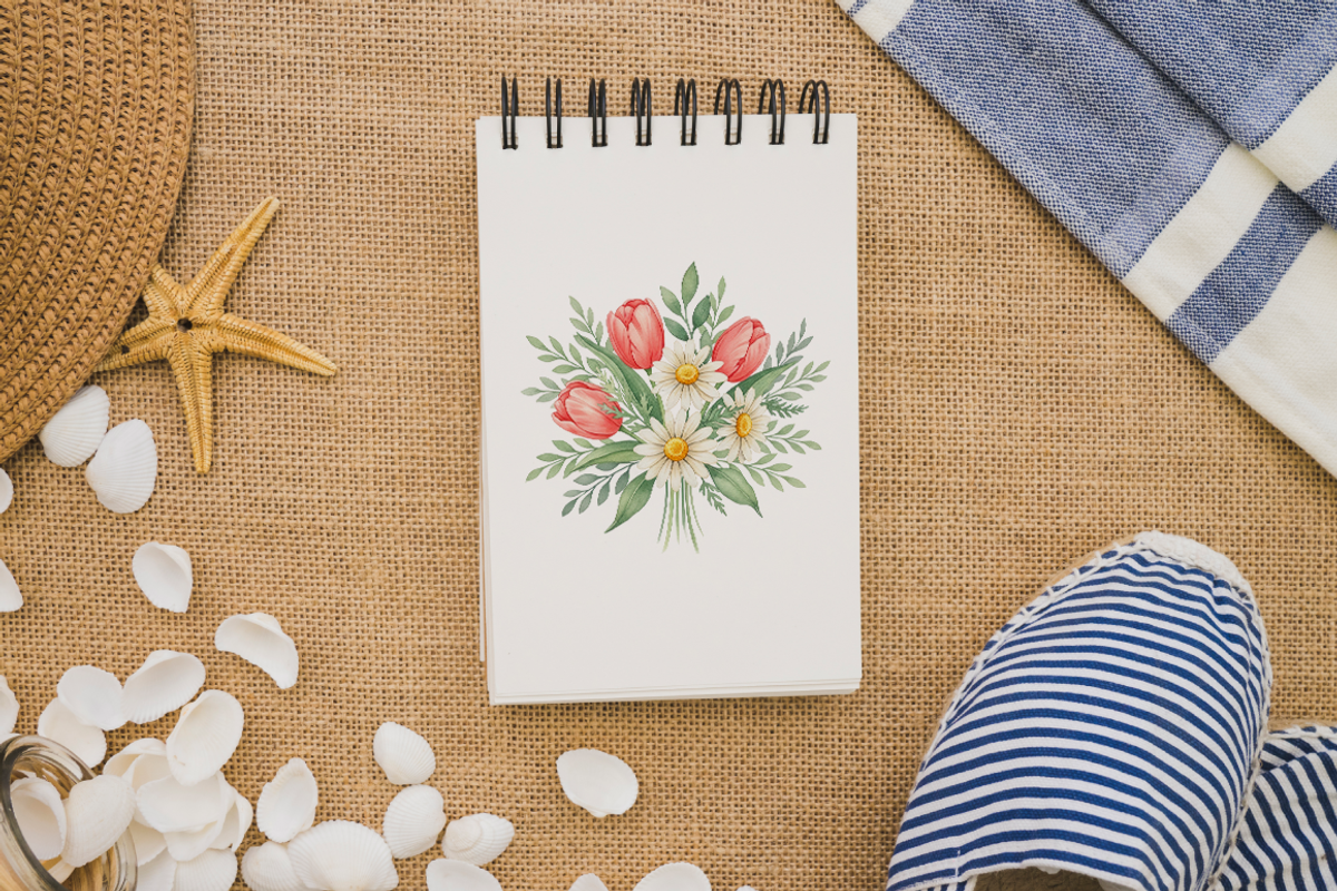 Spring Wildflower PNG Clipart Set., an Object Illustration by KennedyStudio (Photo 4 of 5)