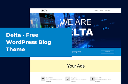 Delta - Free WordPress Blog Theme