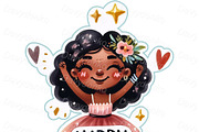 Positive motivational stickers, an Object Illustration by Bubert Art (Thumbnail 8 of 8)