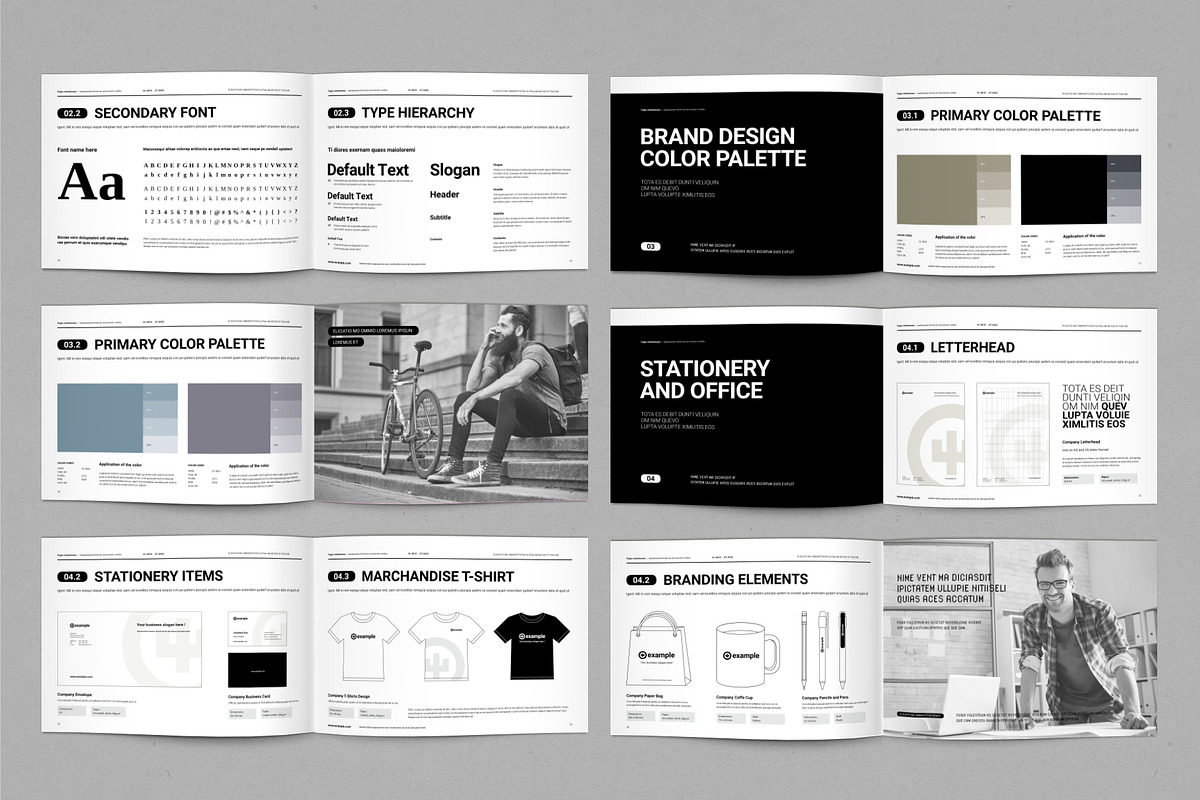 Brand Guidelines Vol. 4, a Brochure Template by TypoEdition (Photo 3 of 4)