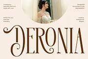 Deronia Beauty Branding Serif Font, a Serif Font by RantautypeStudio (Thumbnail 1 of 17)