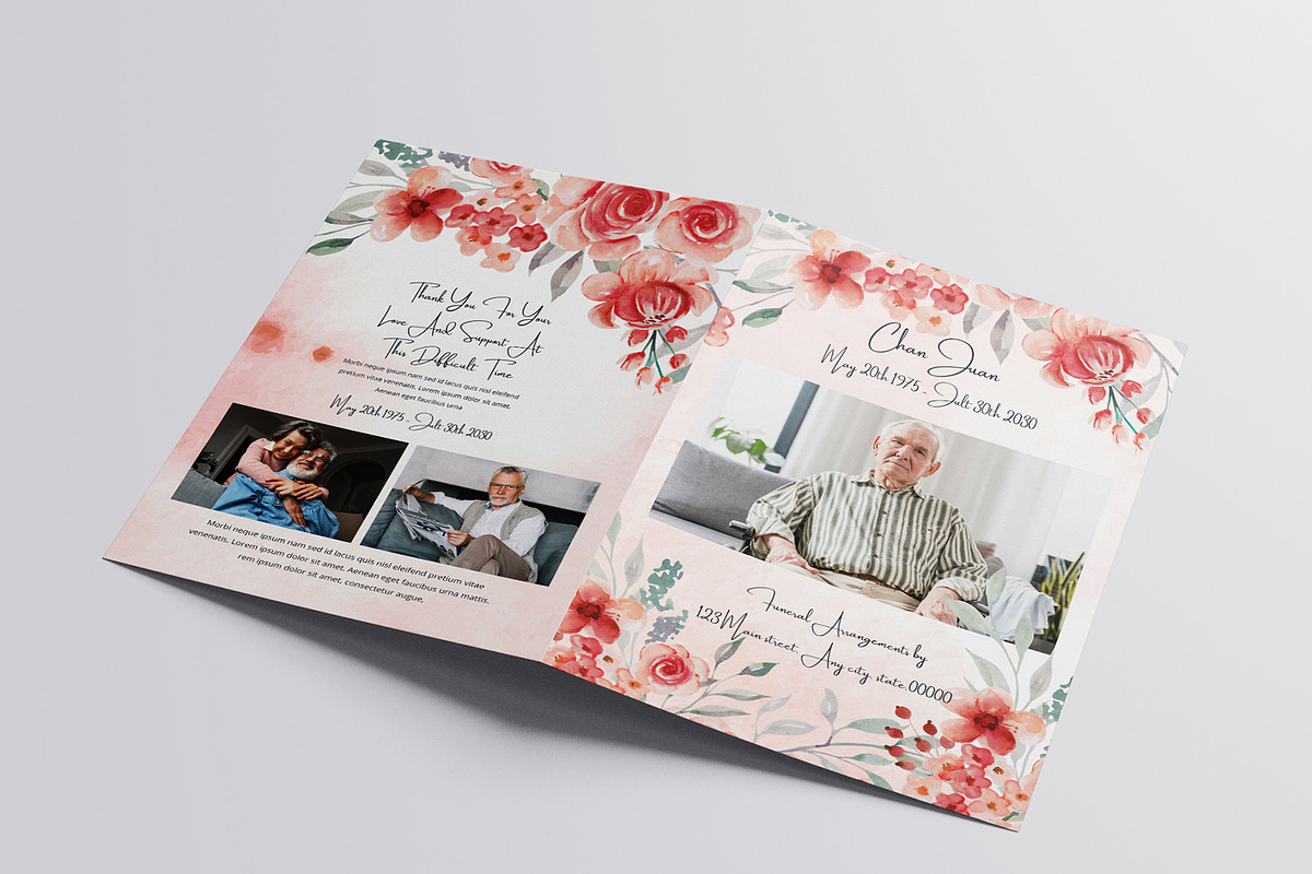 Funeral Program Template, an Invitation Template by Mazharul Islam (Photo 3 of 4)