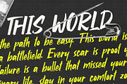 Skullthrone - Brush Font, a Handwritten Font by VASTARD STUDIO (Thumbnail 8 of 10)