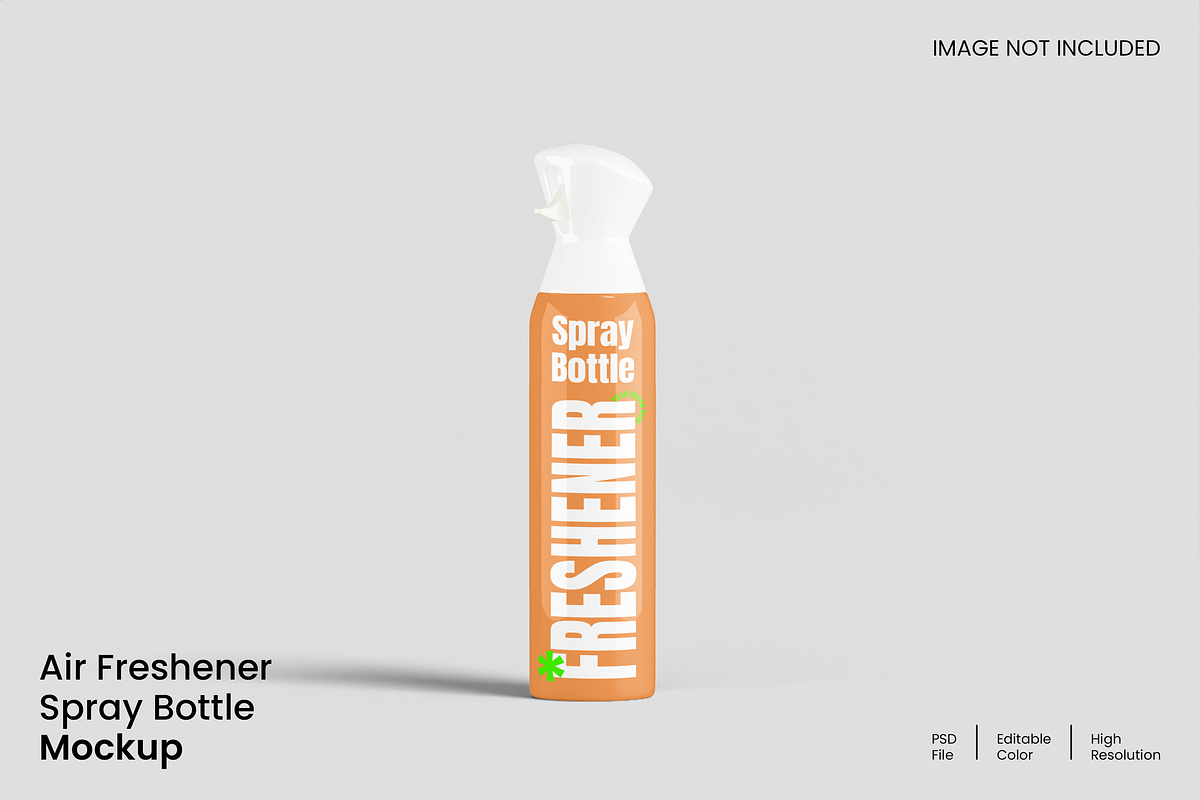 Air Freshener Spray Bottle Mockup, a Packaging Mockup by Unerispace