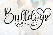 Bulldogs | Script Font, a Handwritten Font by Scratchones (Thumbnail 1 of 9)