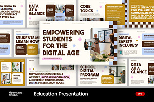Creative Education PPT Presentation, a Presentation Template by Neermana