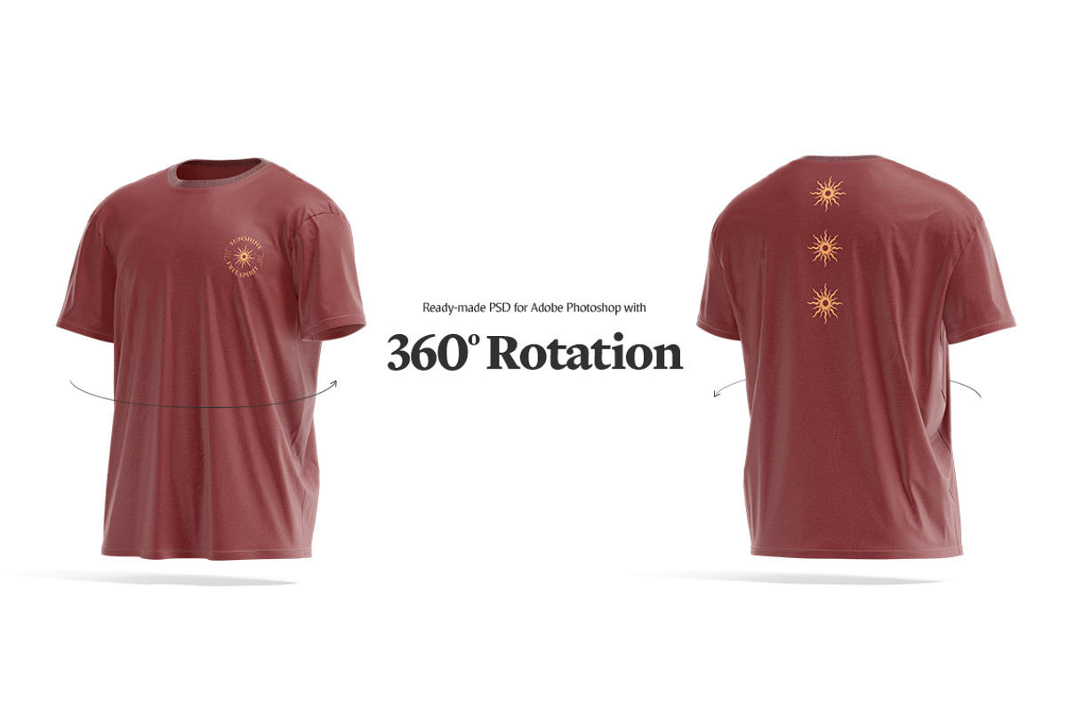 Oversized 360 T-shirt Mockup, a Shirt Mockup by rebrandy (Photo 2 of 12)