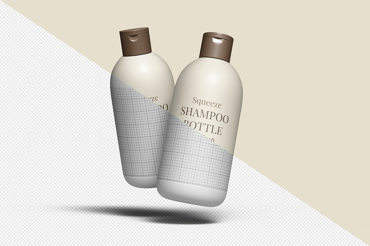 Squeeze Shampoo Bottle Mockup, a Packaging Mockup by Illusiongraphic (Photo 14 of 22)