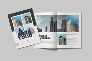 Minimal Style Portfolio, a Brochure Template by afsar.hossain