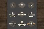 36 Restaurant Logos and Badges, a Branding & Logo Template by Vasya Kobelev (Thumbnail 4 of 20)