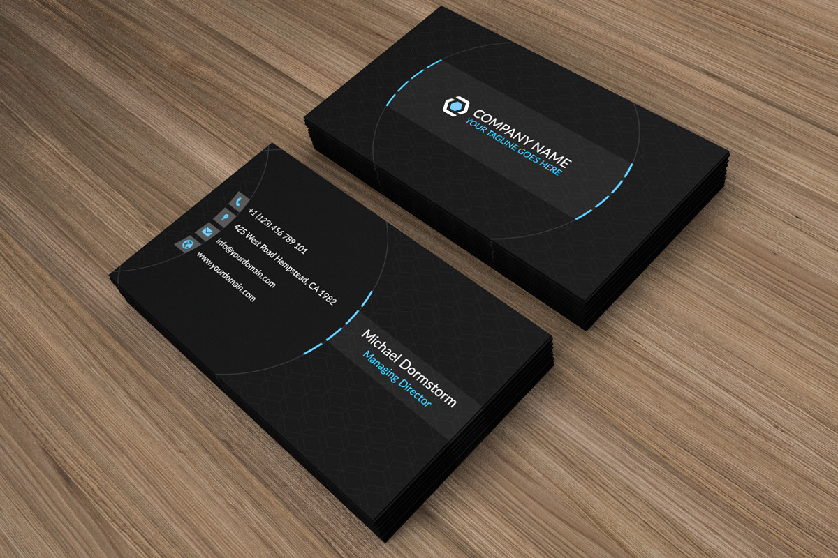 Creative Business Card 06, a Business Card Template by aykutfiliz (Photo 4 of 14)