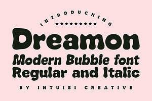 Dreamon | Professional Bubble Font
