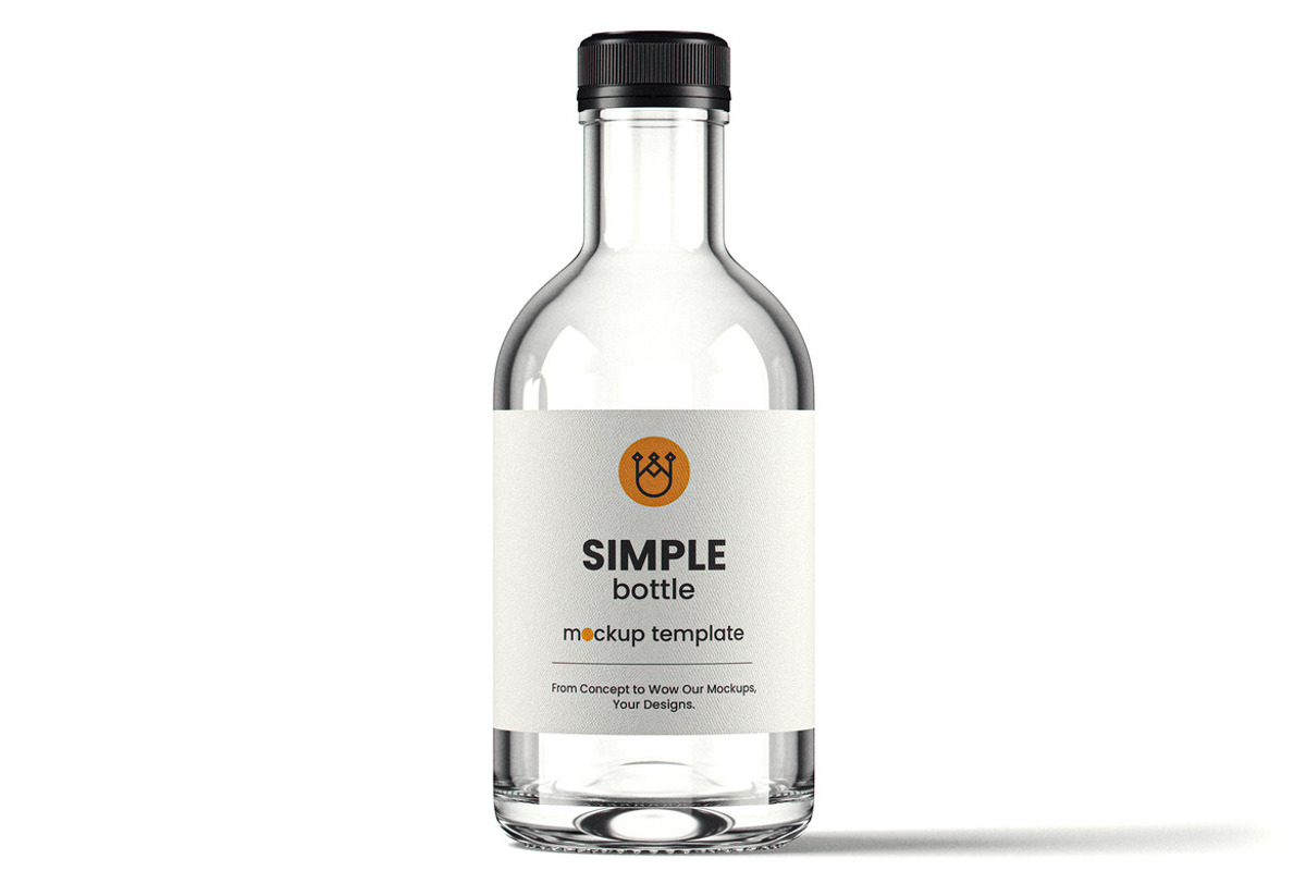 Glass Stout Sauce Bottle Mockup Pack, a Packaging Mockup by Designer Dude (Photo 5 of 6)