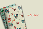 Watercolor Farm Animals patterns, a Pattern Graphic by watercolor kamill (Thumbnail 7 of 7)