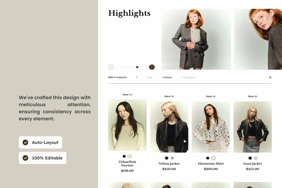 Chic de Rue - Fashion Landing Page, a Landing Page Template by productype1 (Photo 2 of 5)