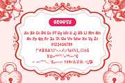 Love Groovy is a Display Font, a Handwritten Font by Brown Cupple (Thumbnail 6 of 7)